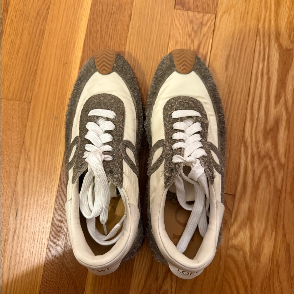 SALE Loewe Rubber Colorblock Pattern Sneakers - Picture 6 of 8
